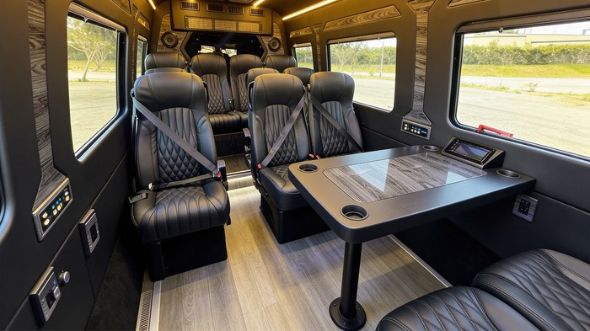 salinas 12 passenger sprinter van interior