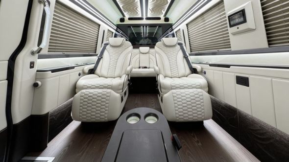 salinas 8 passenger sprinter van interior