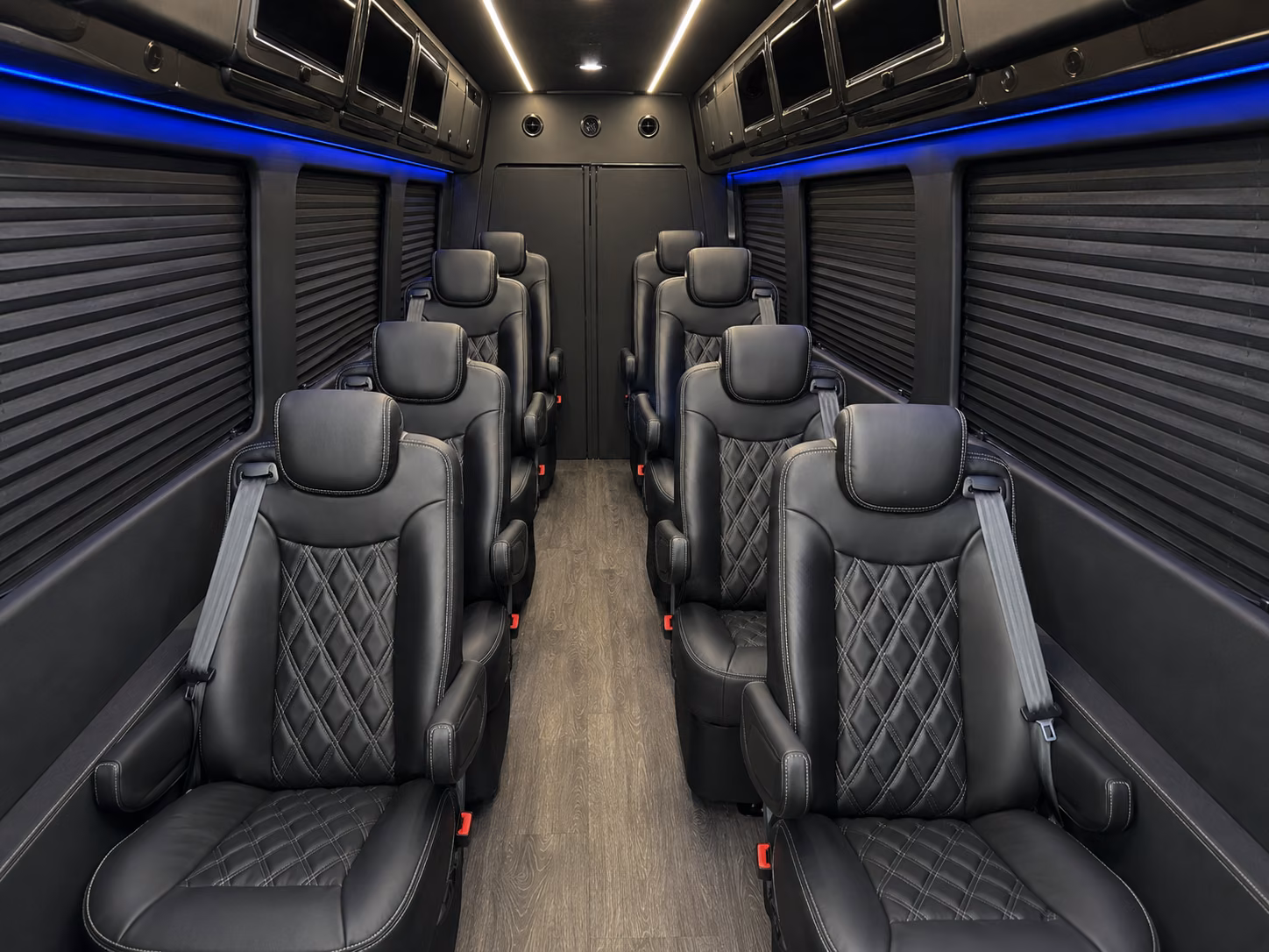 salinas 8 passenger sprinter van interior