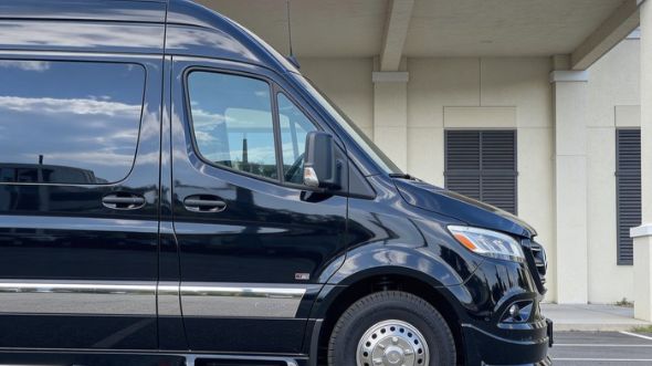 sunnyvale wedding sprinter van rental